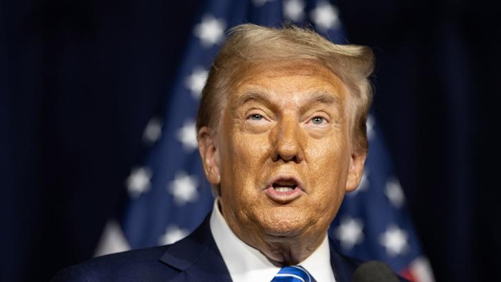 Close up picture of Donald Trump